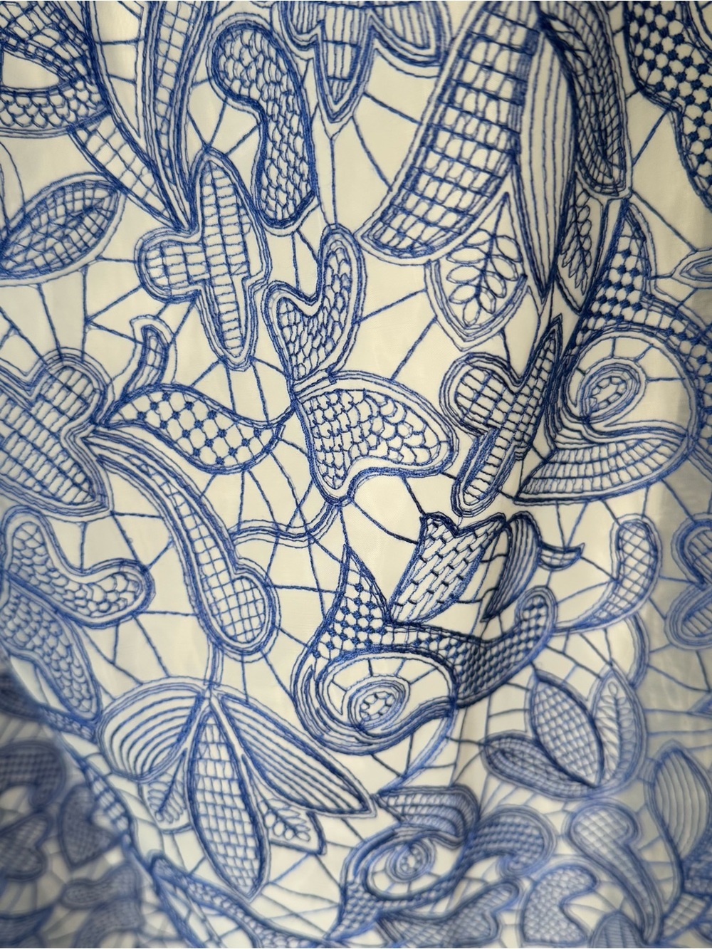 Anthropologie Strapless Embroidered Lace Midi Dress - Picture 13 of 15